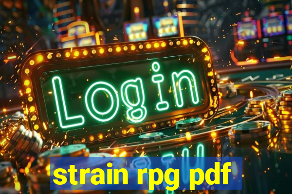 strain rpg pdf